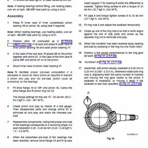 JCB 446, 456 Wheeled Loader Shovel Service Manual