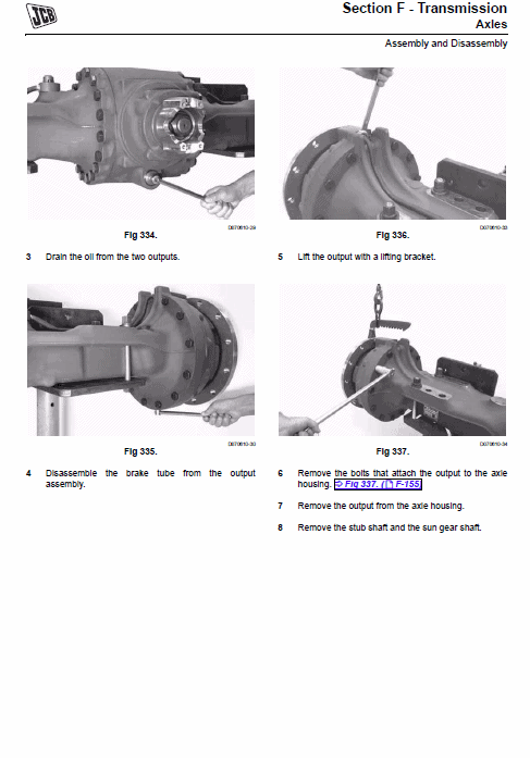 Jcb 422zx Wheeled Loader Shovel Service Manual