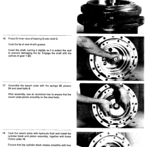 Jcb Js110, Js130, Js150lc Tracked Excavator Service Manual