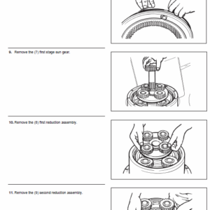 Jcb Js200, Js210, Js220, Js220, Js240, Js260 Tracked Excavator Service Manual