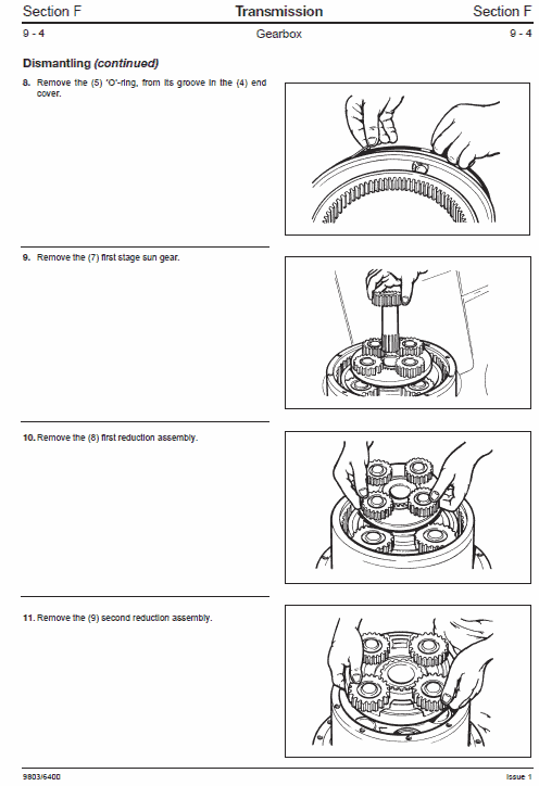 Jcb Js200, Js210, Js220, Js220, Js240, Js260 Tracked Excavator Service Manual