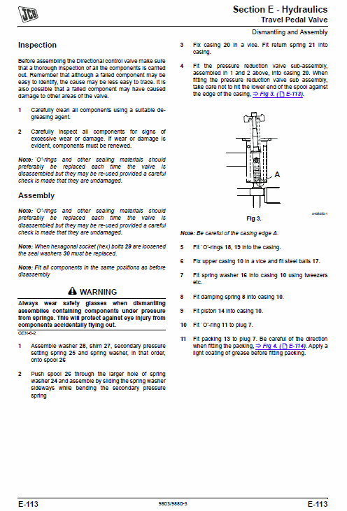 Jcb Js360 Tier 3 Auto Tracked Excavator Service Manual