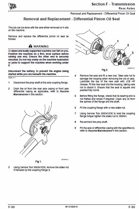 JCB Fastrac 4000 Series Tier 4 Service Manual