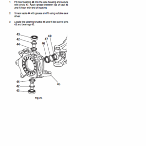 JCB 8250 Fastrac Service Manual