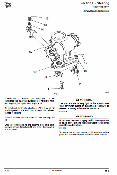 JCB 7000 Series Fastrac Service Manual