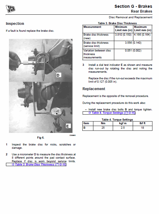 JCB 800D Workmax Utility Vehicle Service Manual