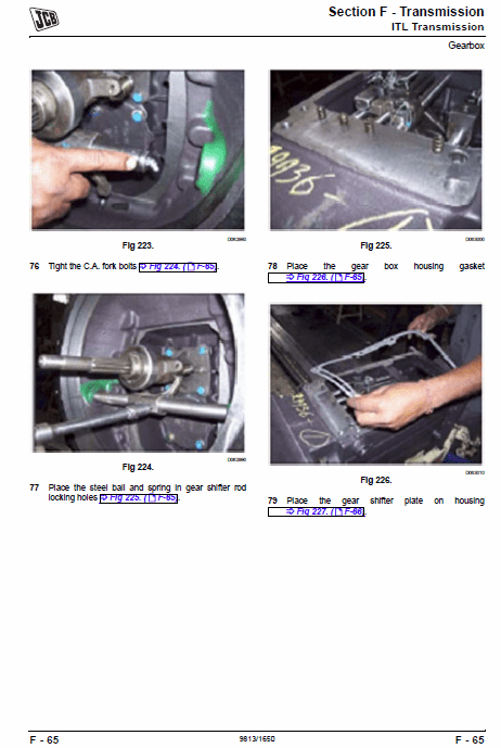 JCB 1253, 1202, 1553, 1554 Liftall Service Manual