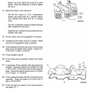 JCB 802-7, 803, 804 Plus & Super Mini Excavator Service Manual