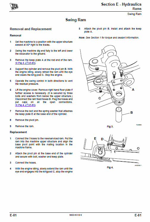 JCB 8008, 8010 Micro, Micro Plus Excavator Service Manual