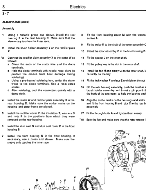 JCB 801 Tracked Excavator Service Manual