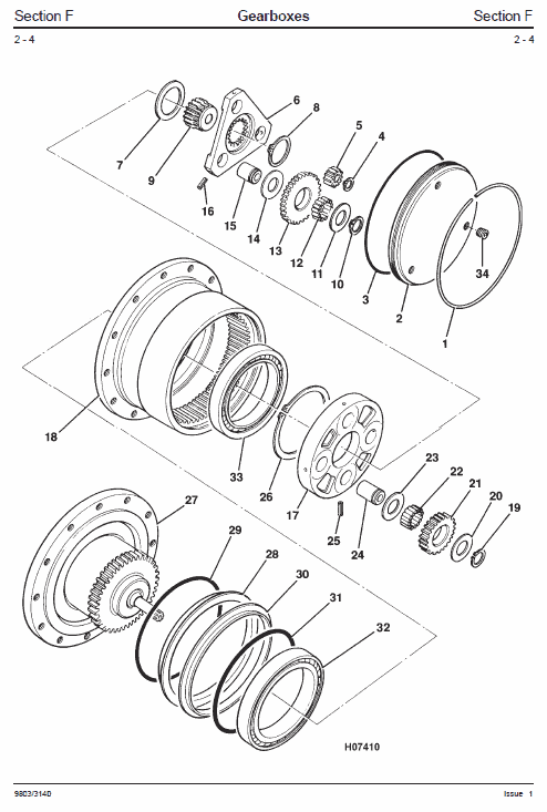 JCB 802, 802.4, 802 Super Mini Excavator Manual