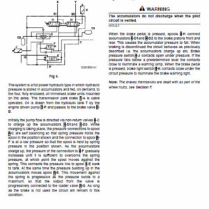 JCB 411, 416 Wheeled Loader Shovel Service Manual