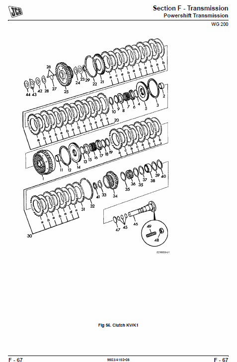 JCB 446, 456 Wheeled Loader Shovel Service Manual