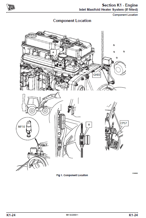 JCB TM320 Wheeled Loader Shovel Service Manual