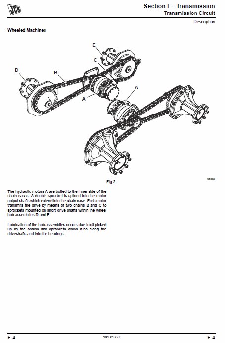 Jcb 135, 155, 175, 190, 205, 150t, 190t, 205t Skidsteer Loader Manual