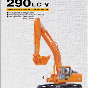 Doosan Daewoo Solar S290lc-v Excavator Service Manual