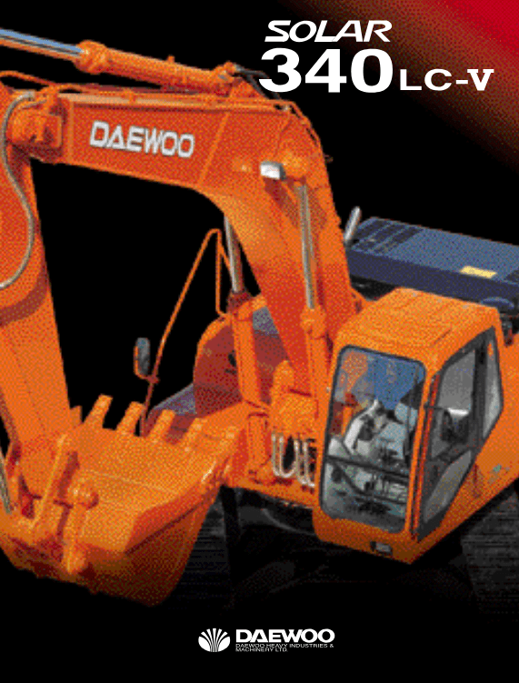 Doosan Daewoo Solar S340lc-v Excavator Service Manual