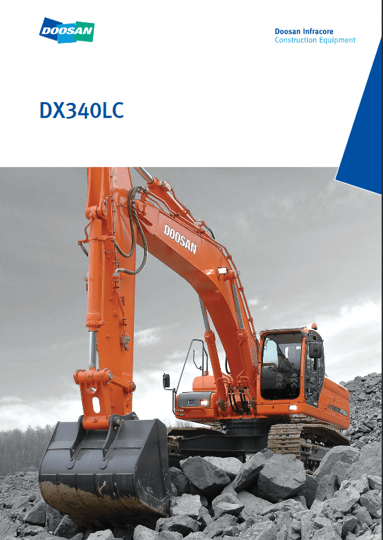 Doosan Daewoo Dx340lc Excavator Service Manual