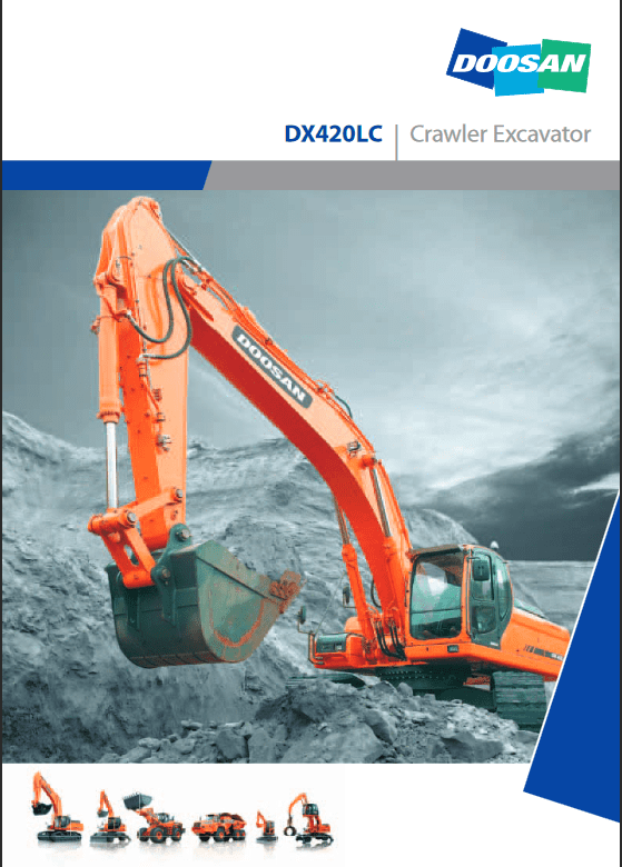 Doosan Daewoo Dx420lc Excavator Service Manual