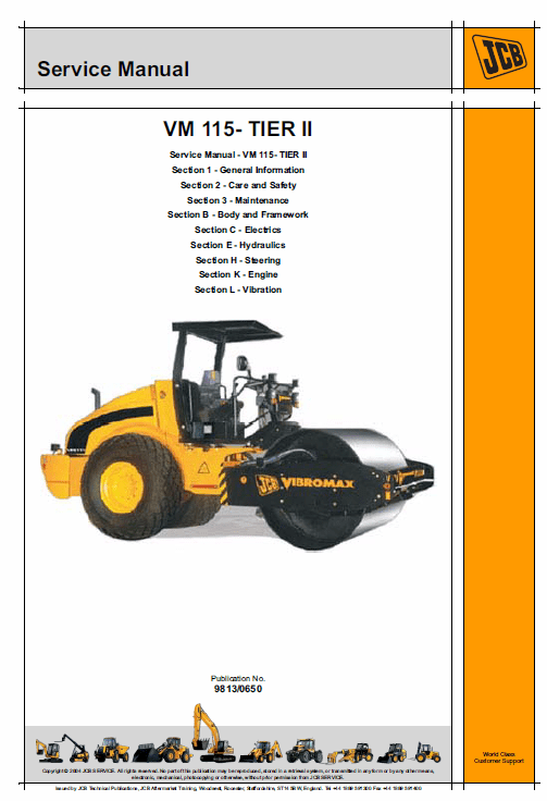 Jcb Vibromax Vm115 Tier 2 Service Manual