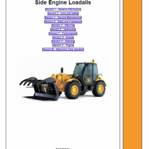 Jcb 531-70, 533-105, 535-95, 536-60, 536-70, 541-70, 550-80, 560-80 Loadall Manual