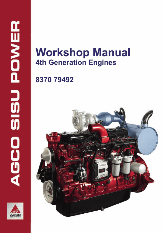 Agco Sisu Power 33, 44, 49, 66, 74, 84,98 (4th Generation) Engine Manual