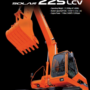 Doosan Daewoo Solar S225lc-v Excavator Service Manual