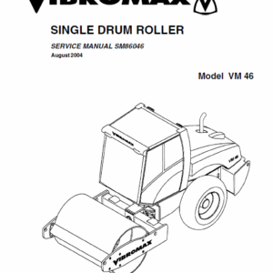 Jcb Vibromax Vm46 Single Drum Roller Service Manual