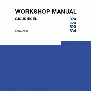 Sisudielsel 320, 420, 620, 634 Engines Workshop Service Manual