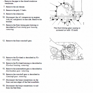 Scania Dc16, Di16 16-litre Engine Workshop Service Manual