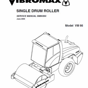 Jcb Vibromax Vm66 Single Drum Roller Service Manual