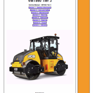 Jcb Vibromax Vmt860 Tier 3 Service Manual