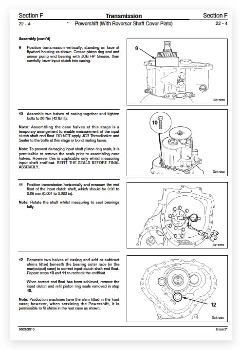 Jcb 520-55, 526-55 Rs And Aws Loadall Service Manual