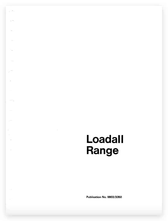 Jcb 520hl/m, 525hl/b, 530hl/b And 540b/bm Loadall Service Manual