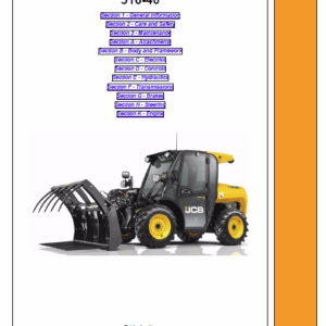 Jcb 516-40 Loadall Telescopic Handlers Service Manual