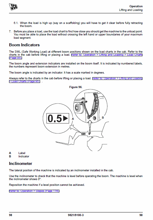 Jcb 526-60 Loadall Telescopic Handlers Service Manual