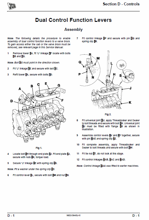 Jcb 506c, 506chl, 508c Loadall Telescopic Handlers Service Manual