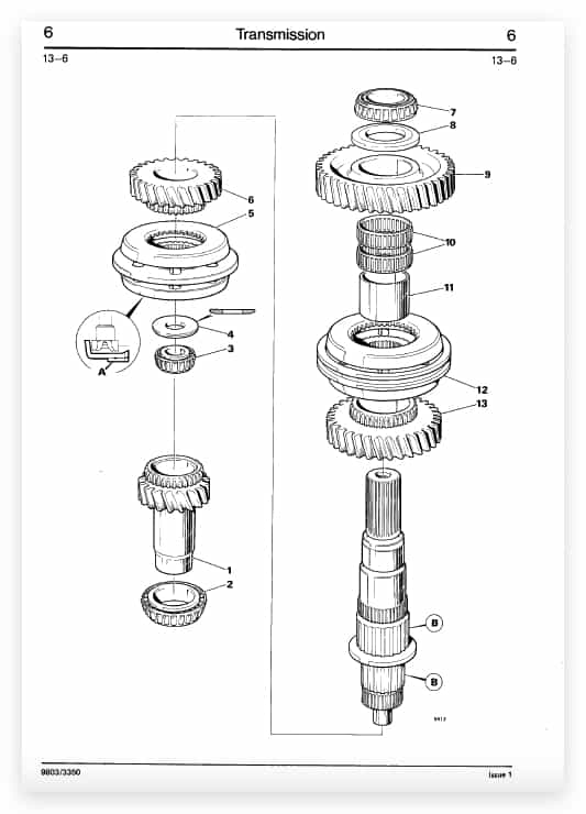 Jcb 520hl/m, 525hl/b, 530hl/b And 540b/bm Loadall Service Manual