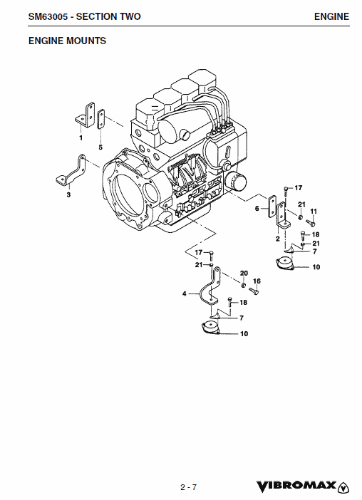 Jcb Vibromax 355, 365, 455, 465 Tandum Roller Service Manual