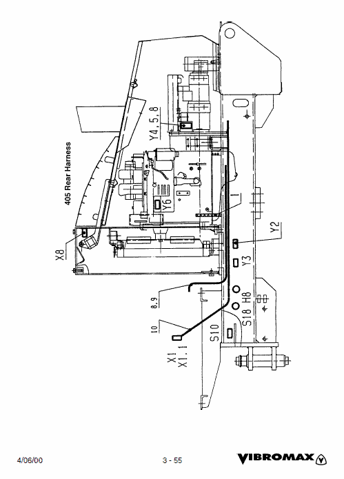 Jcb Vibromax 405, 605, 606 Single Drum Roller Service Manual