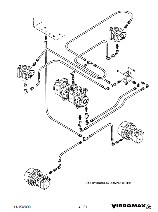 Jcb Vibromax 752 Tandum Drum Roller Service Manual