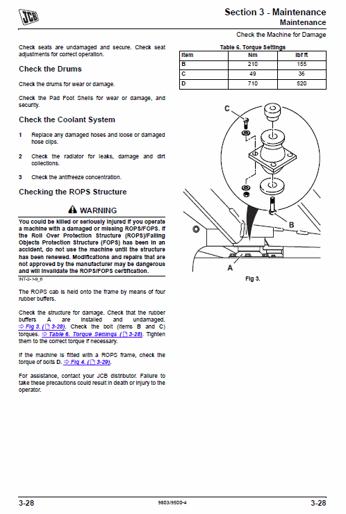 Jcb Vibromax Vm46d, Vm75d, Vm115d, Vm132d, Vm146d, Vm166d, Vm200d Service Manual