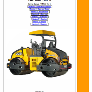 Jcb Vibromax Vmt860 Tier 3 Service Manual