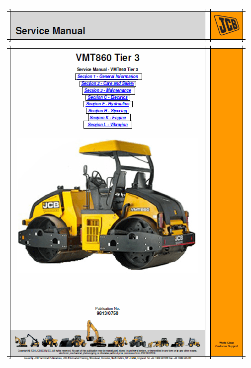 Jcb Vibromax Vmt860 Tier 3 Service Manual