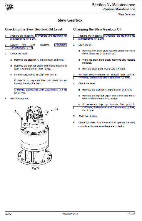 Jcb Js115, Js130, Js145 Tier 3 Auto Excavator Service Manual