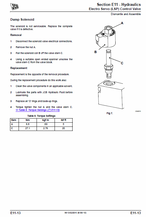 Jcb 527-58 Loadall Telescopic Handlers Service Manual