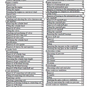 Scania 9-litre 5 Cylinder Engine Workshop Service Manual