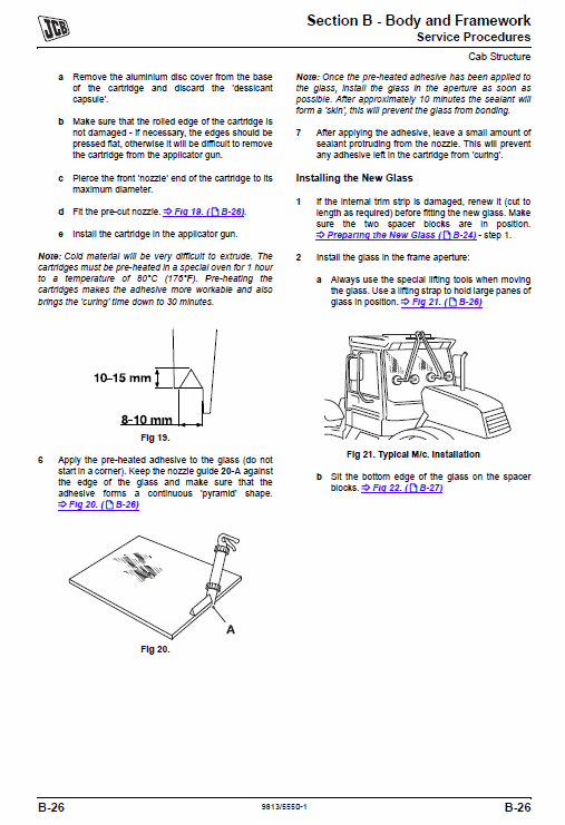 Jcb Js200lc, Js220lc, Js230lc, Js210lc, Js370lc Excavator Service Manual