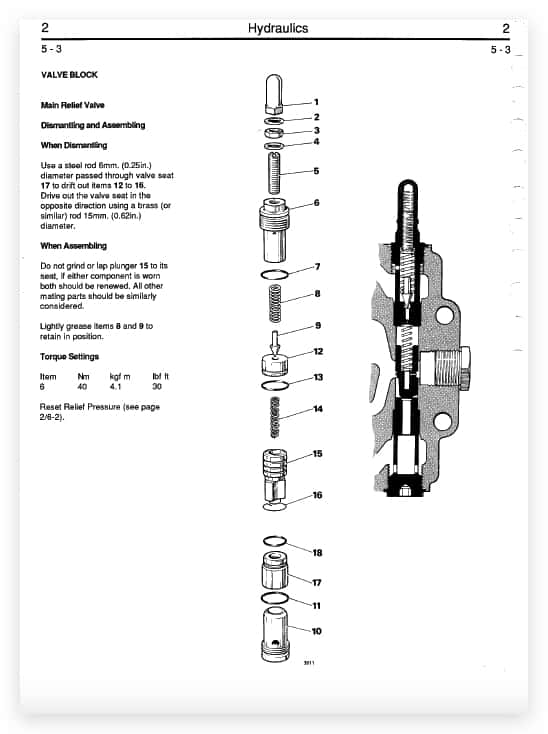 Jcb 520hl/m, 525hl/b, 530hl/b And 540b/bm Loadall Service Manual