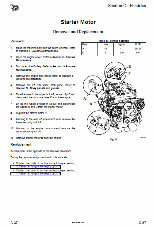 Jcb 514-40 Loadall Telescopic Handlers Service Manual